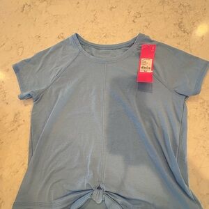 Lilly pulitzer tie front short sleeve tshirt